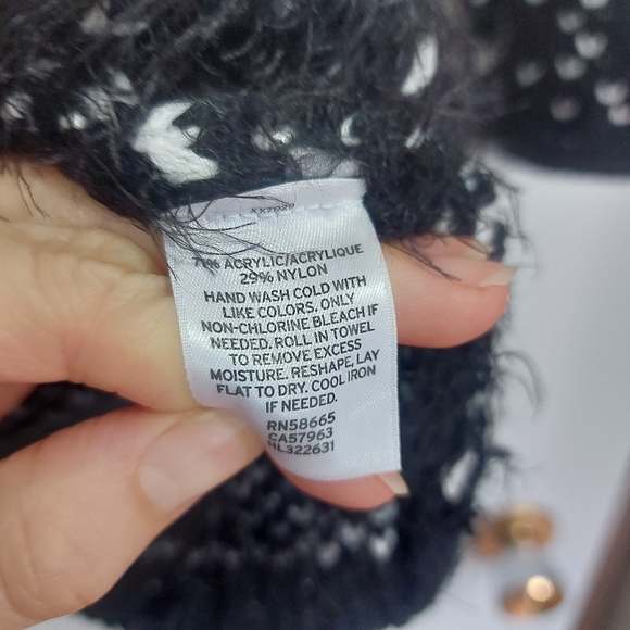 Trouve Ombre V Neck Sweater Sz Xs - Picture 3 of 7